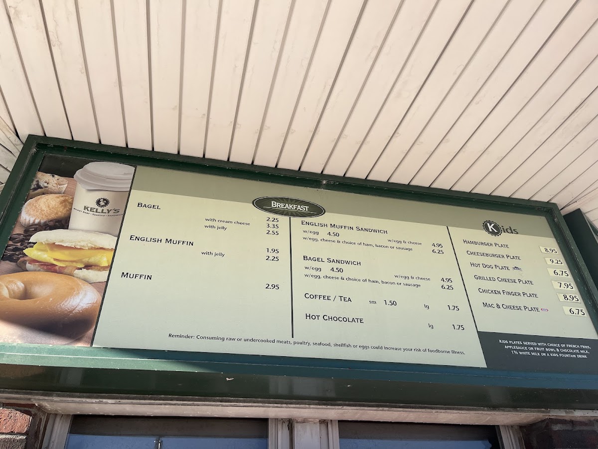 Kelly's Roast Beef Menu - Image 2